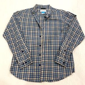Columbia Button Down Plaid Shirt